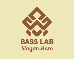 Brown Tribal Pattern logo design