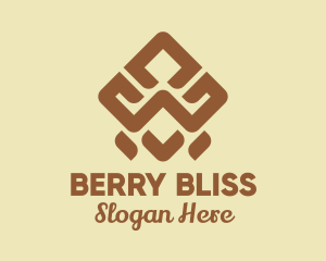 Brown Tribal Pattern logo design