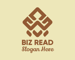 Brown Tribal Pattern logo design