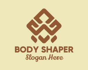 Brown Tribal Pattern logo design