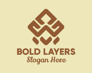 Brown Tribal Pattern logo design