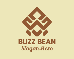 Brown Tribal Pattern logo design