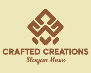 Brown Tribal Pattern logo design