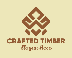 Brown Tribal Pattern logo design