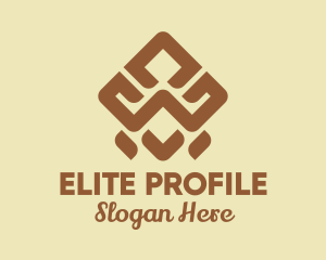 Brown Tribal Pattern logo design