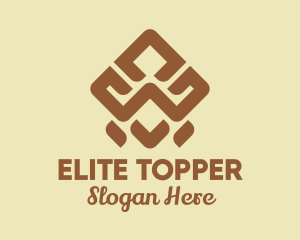 Brown Tribal Pattern logo design