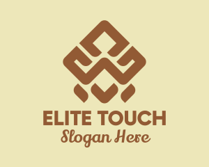 Brown Tribal Pattern logo design