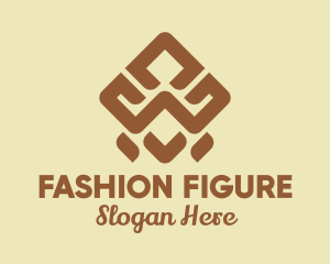 Brown Tribal Pattern logo design