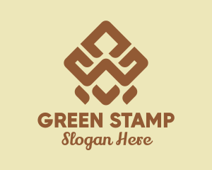 Brown Tribal Pattern logo design