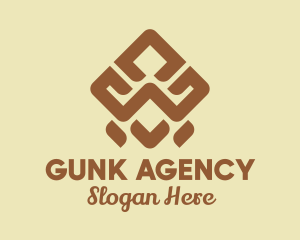 Brown Tribal Pattern logo design