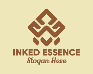 Brown Tribal Pattern logo design