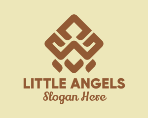 Brown Tribal Pattern logo design