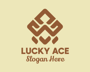 Brown Tribal Pattern logo design