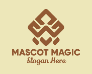 Brown Tribal Pattern logo design