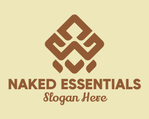 Brown Tribal Pattern logo design