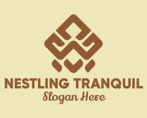 Brown Tribal Pattern logo design