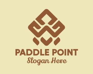 Brown Tribal Pattern logo design