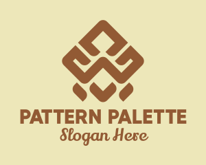 Brown Tribal Pattern logo