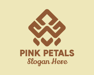 Brown Tribal Pattern logo design