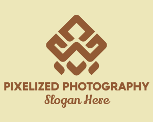 Brown Tribal Pattern logo design