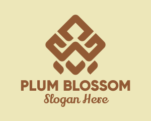 Brown Tribal Pattern logo design