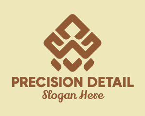 Brown Tribal Pattern logo design