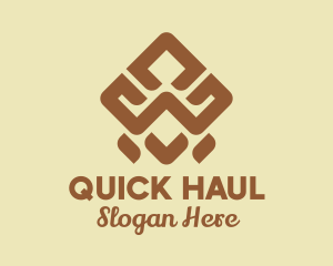 Brown Tribal Pattern logo design