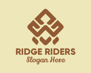 Brown Tribal Pattern logo design