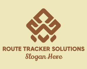 Brown Tribal Pattern logo design