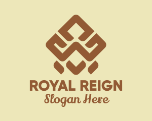 Brown Tribal Pattern logo design