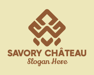 Brown Tribal Pattern logo design