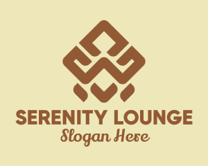 Brown Tribal Pattern logo design