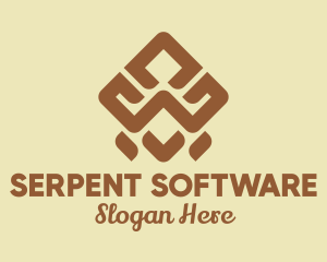 Brown Tribal Pattern logo design