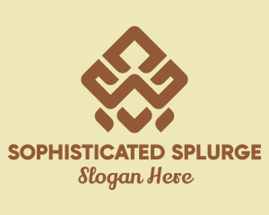 Brown Tribal Pattern logo design