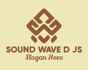 Brown Tribal Pattern logo design