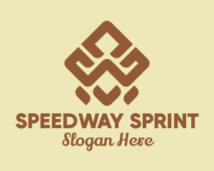 Brown Tribal Pattern logo design