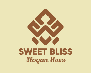 Brown Tribal Pattern logo design