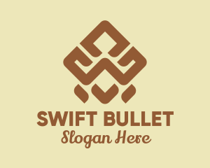 Brown Tribal Pattern logo design