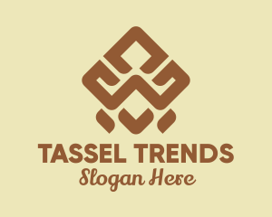 Brown Tribal Pattern logo design