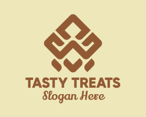 Brown Tribal Pattern logo design