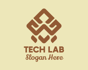 Brown Tribal Pattern logo design