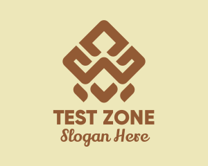 Brown Tribal Pattern logo design