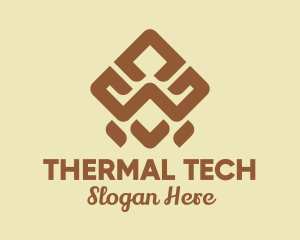 Brown Tribal Pattern logo design