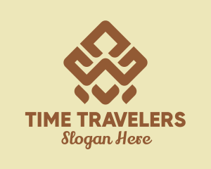 Brown Tribal Pattern logo design