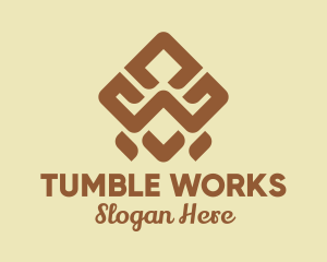 Brown Tribal Pattern logo design