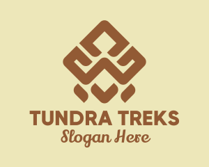 Brown Tribal Pattern logo design