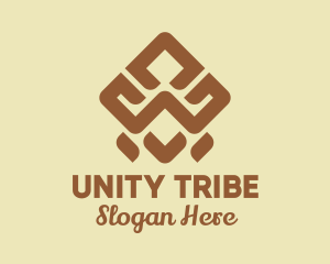 Brown Tribal Pattern logo