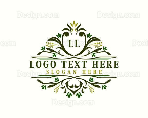 Luxury Floral Boutique Logo