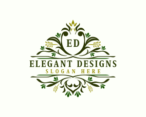 Luxury Floral Boutique logo design