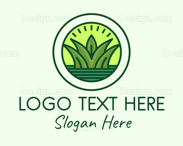 Natural Pond Grass Logo